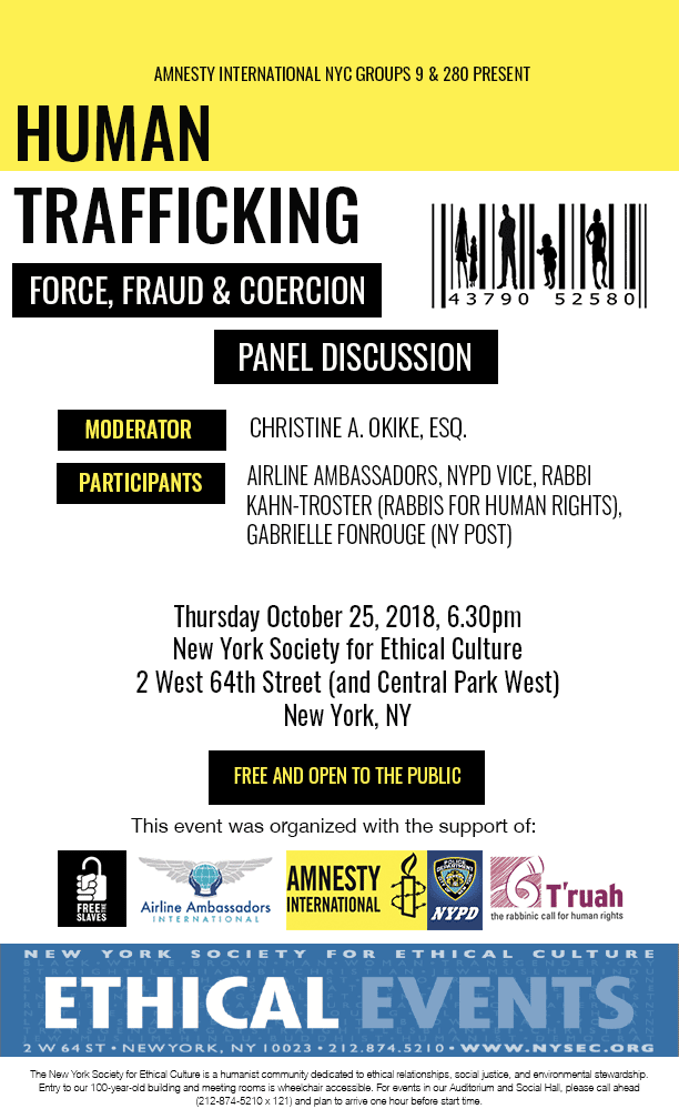 HUMAN TRAFFICKING: Force, Fraud and Coercion | Amnesty International USA