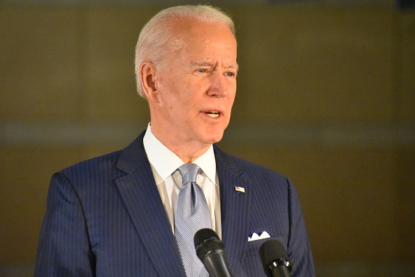 Former U.S. Vice President Joe Biden delivers remarks at the National Constitution Center in Philadelphia, PA, United States