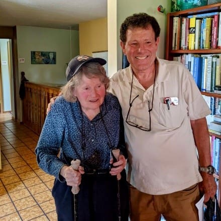 Nicholas Kristof and mother