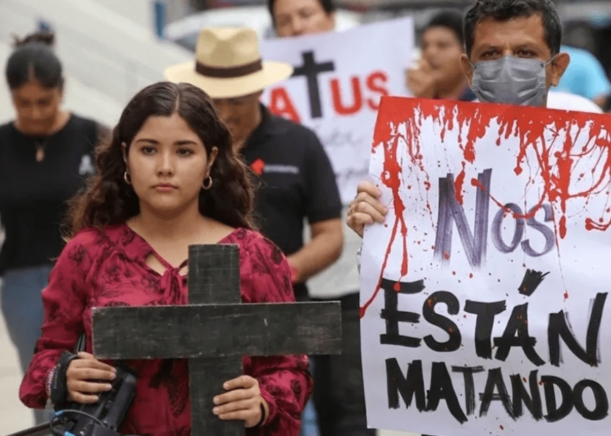 protest for Mexican journalists