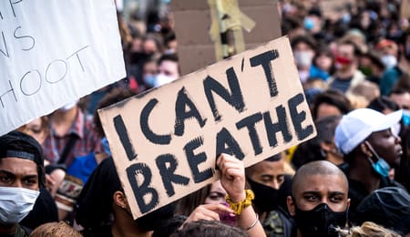 Black Lives Matter demonstration in Vienna, June 2020