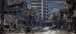 Scene of destruction in Lebanon