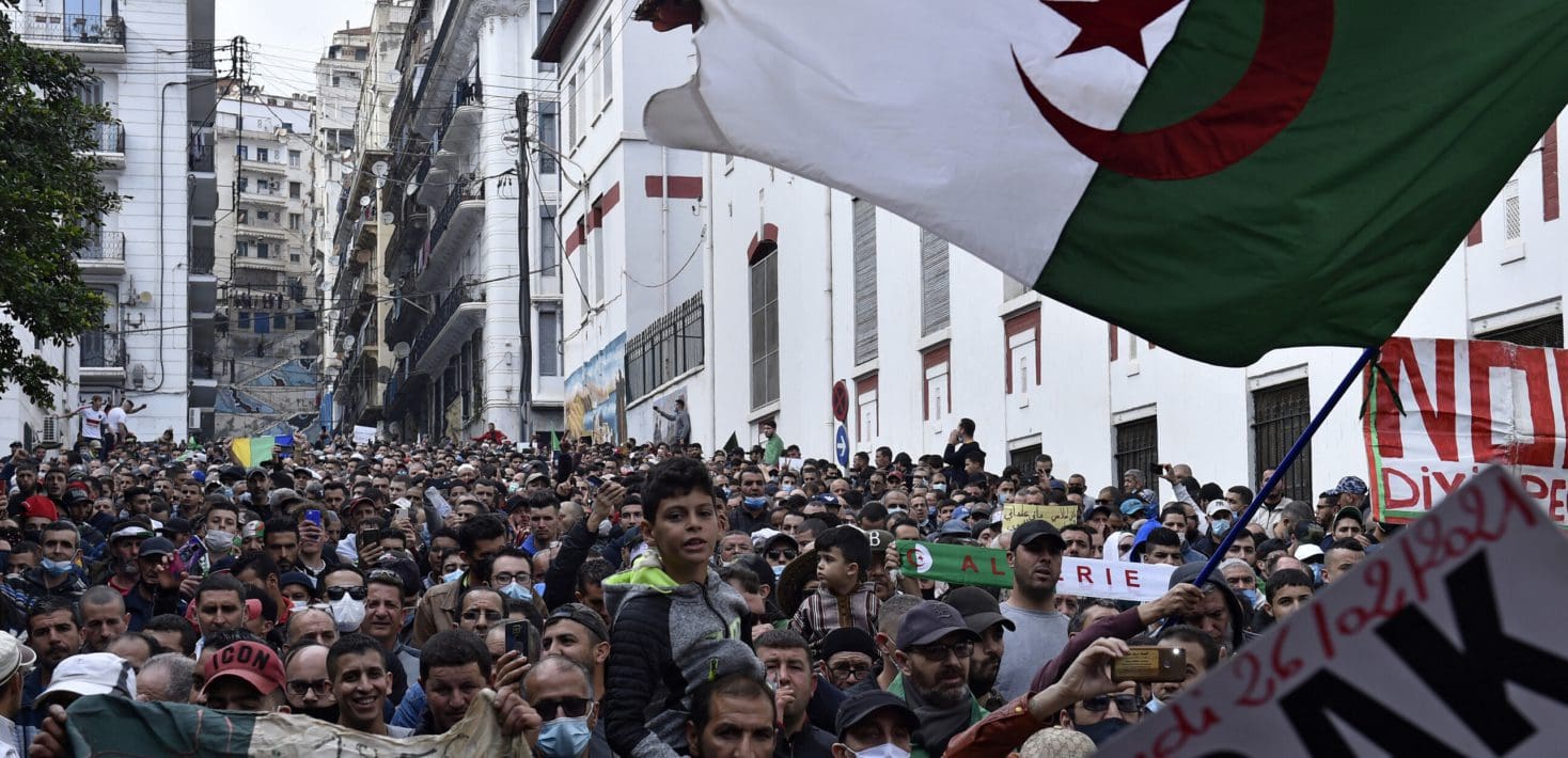 Large protest in Algeria