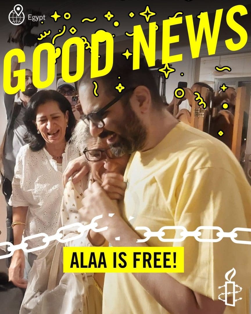 alaa is free