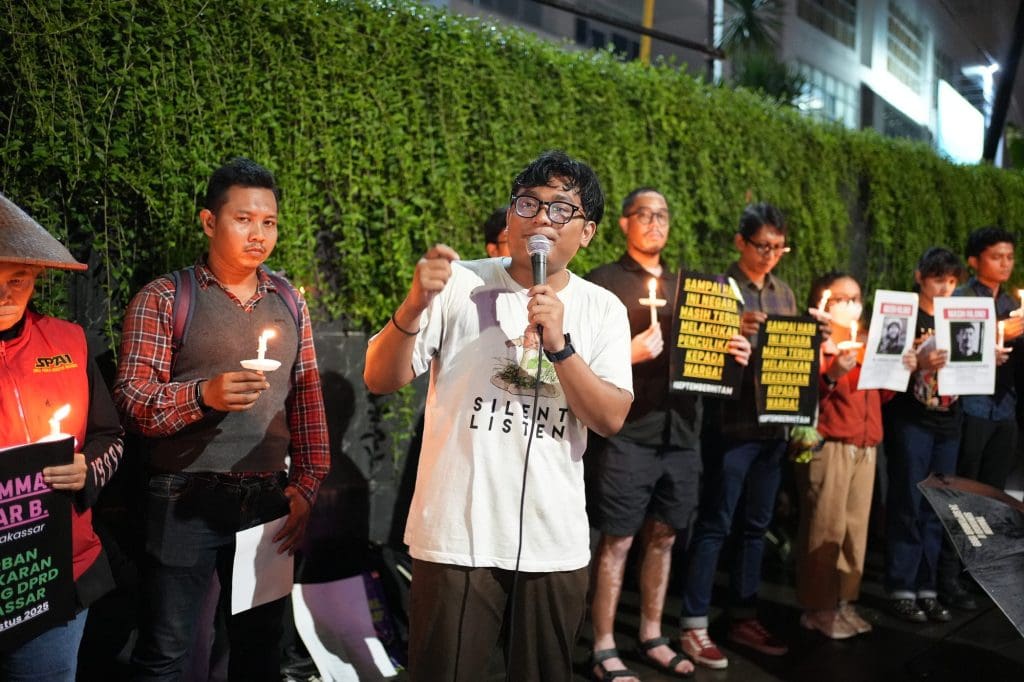 Derry has witnessed just how dangerous protesting can be in Indonesia.