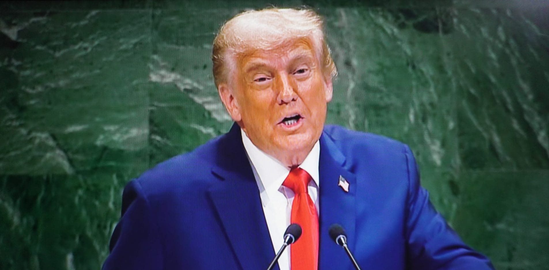 President Trump speaks to UN