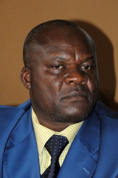 Photograph of Roger Lumbala Tshitenga, a Congolese armed group leader.