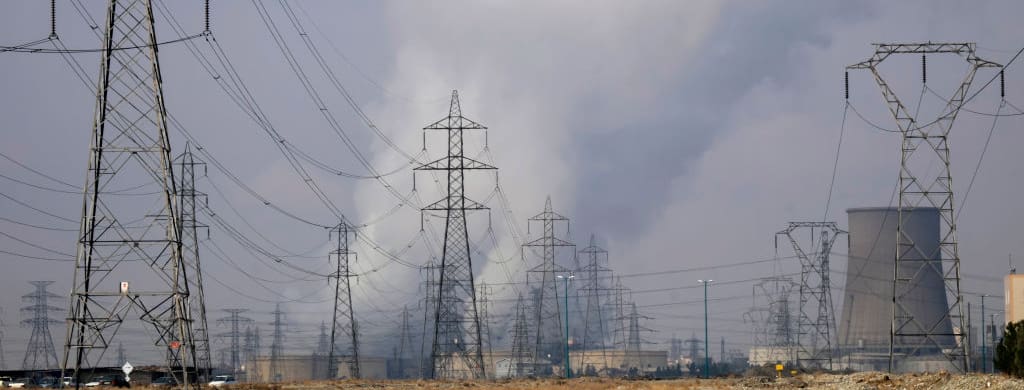 power lines, Iran
