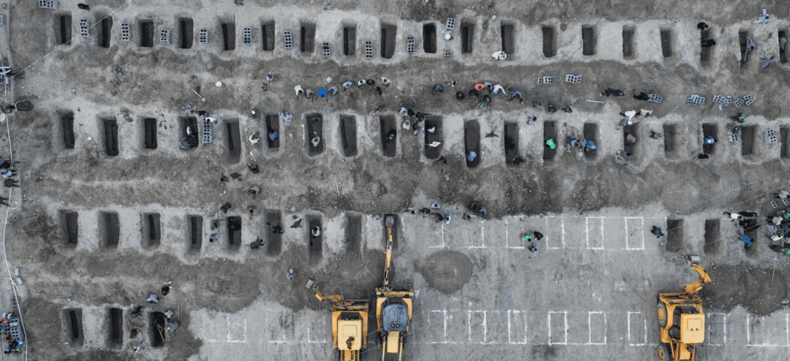 graves dug for children killed in U.S. airstrike on Minab school, Iran