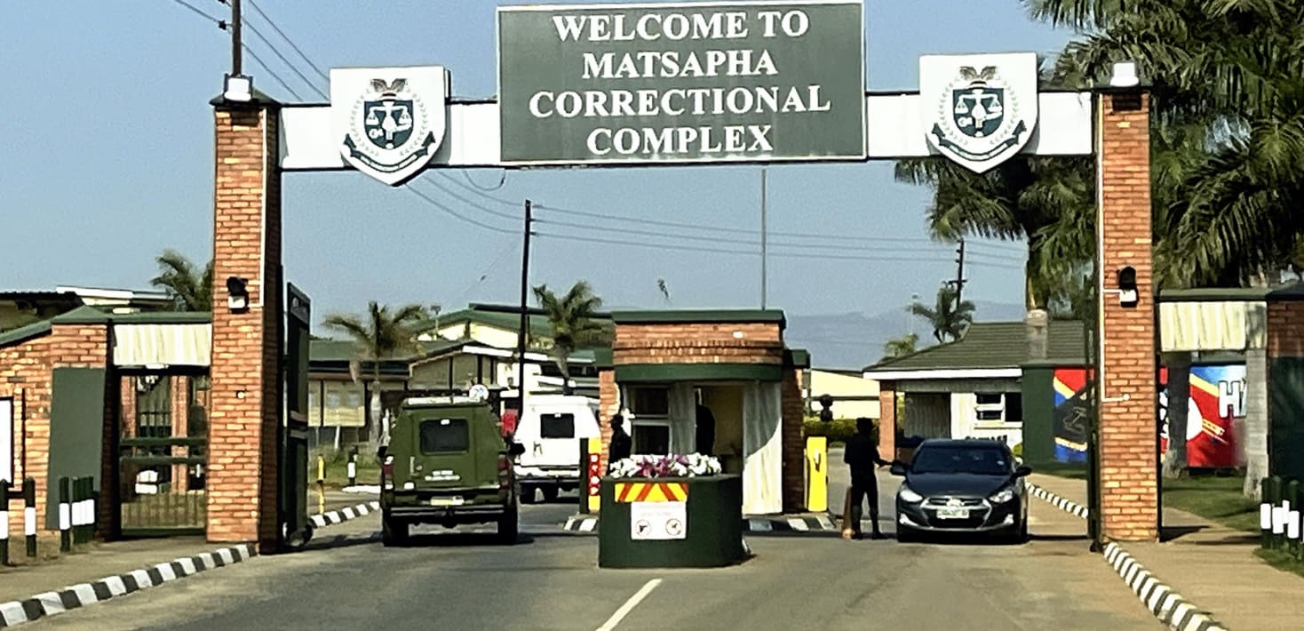 Entrance of a correctional facility.