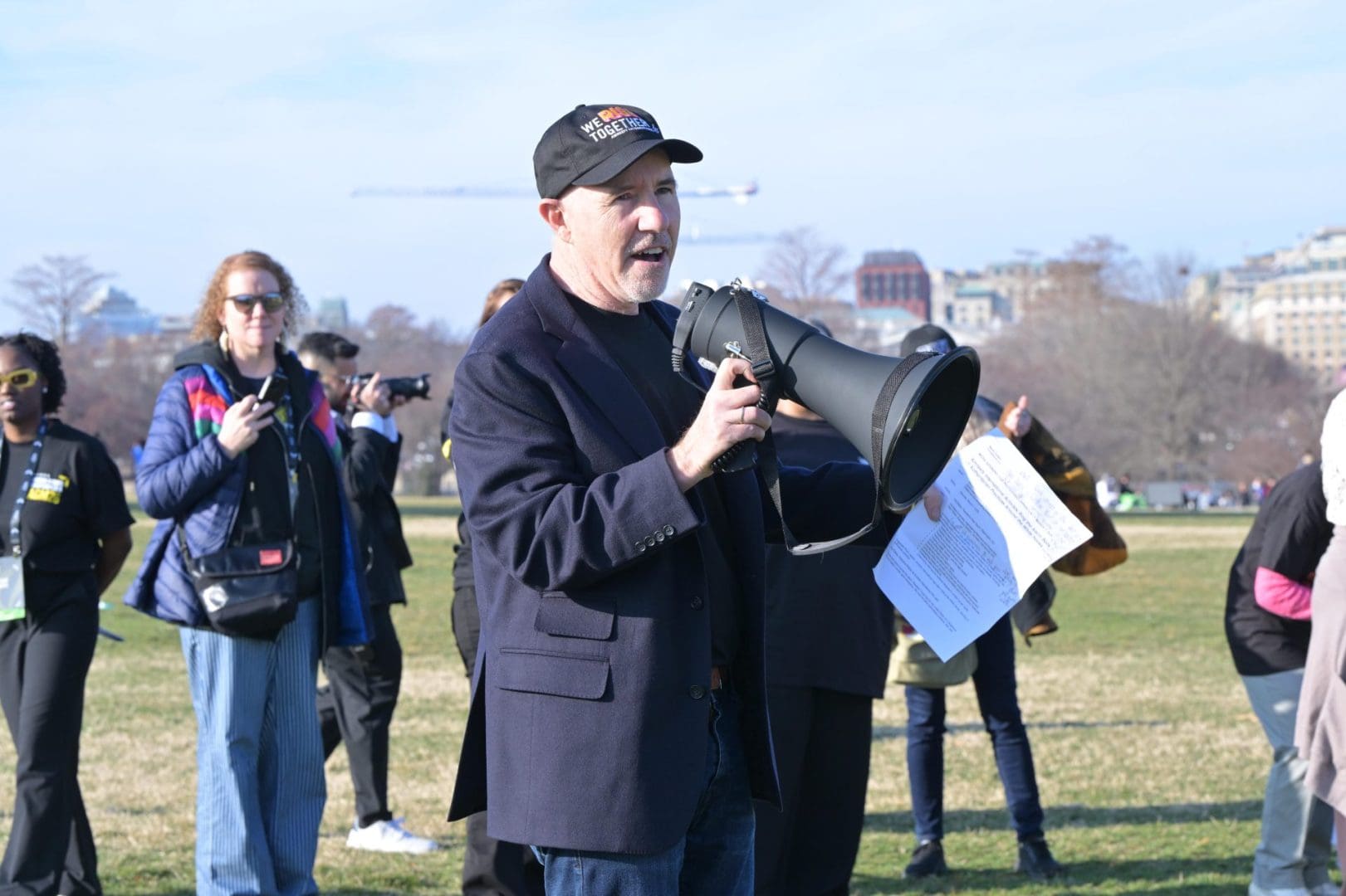 Amnesty International ‘Ringing Alarm Bells for Authoritarian Practices’ on Saturday, March 7th, 2026in Washington. (Joy Asico-Smith/AP Content Services for Amnesty International USA)