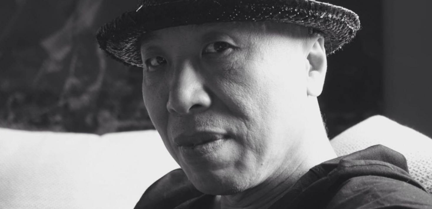 A black and white photo of Gao Zhen.
